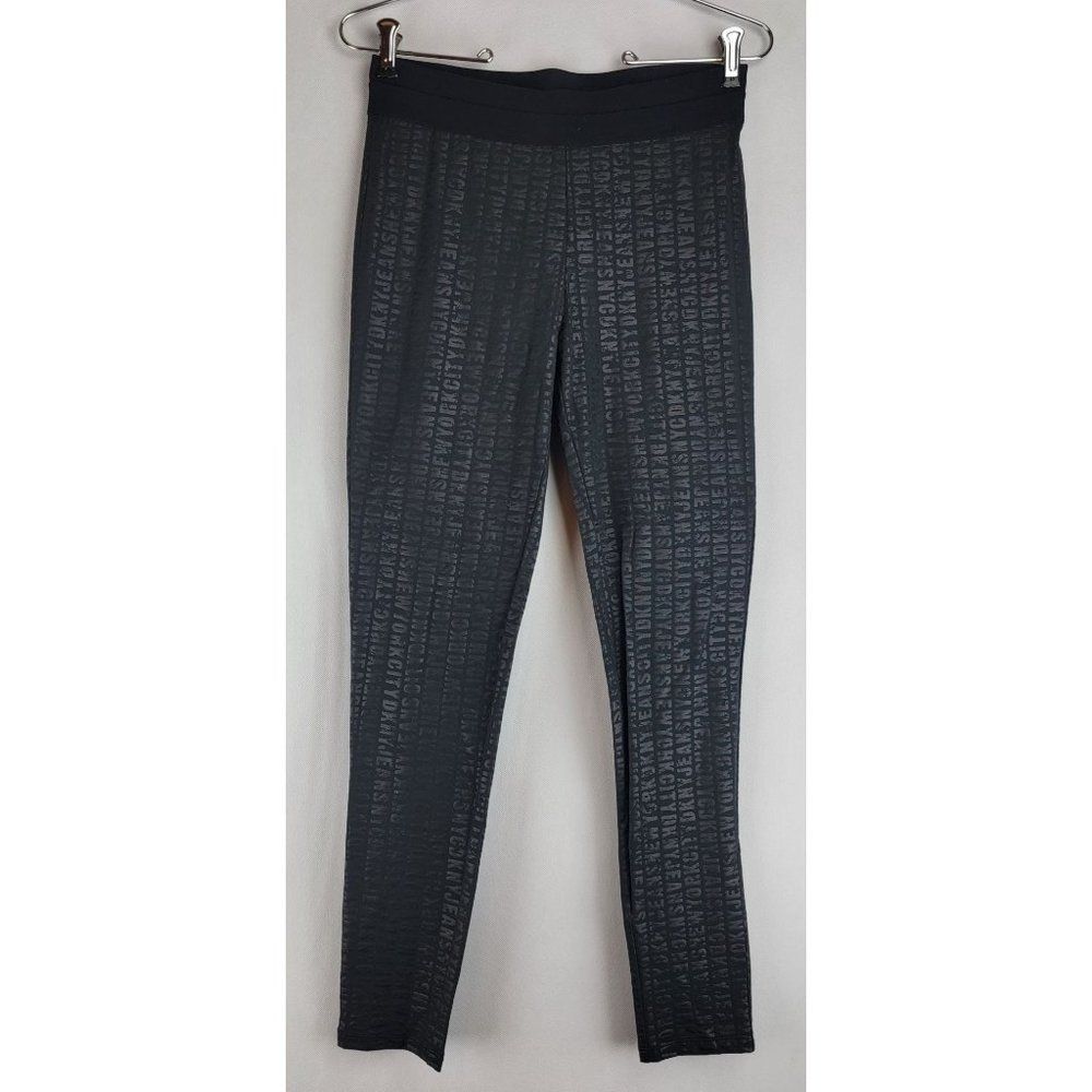 DKNY Jeans Womens Size Small Black Cotton Spandex Stretch Waist Leggings
